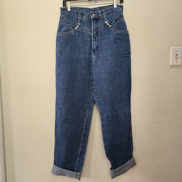 Vintage Rocky Mountain Rockies Bare Back Jeans - Picture 2 of 6